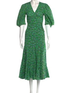 RHODE | Dresses | Rhode Selma Striped Drop Waist Midi Dress Size 2 Nwt  Designer Cotton Dress | Poshmark